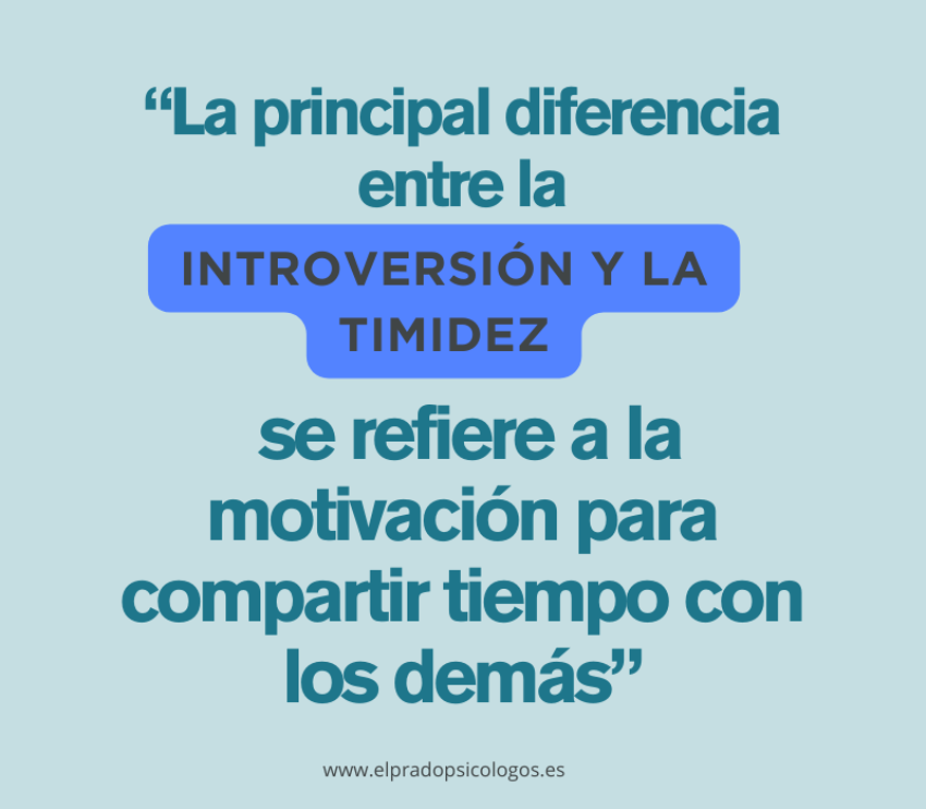 Diferencia introversión y timidez